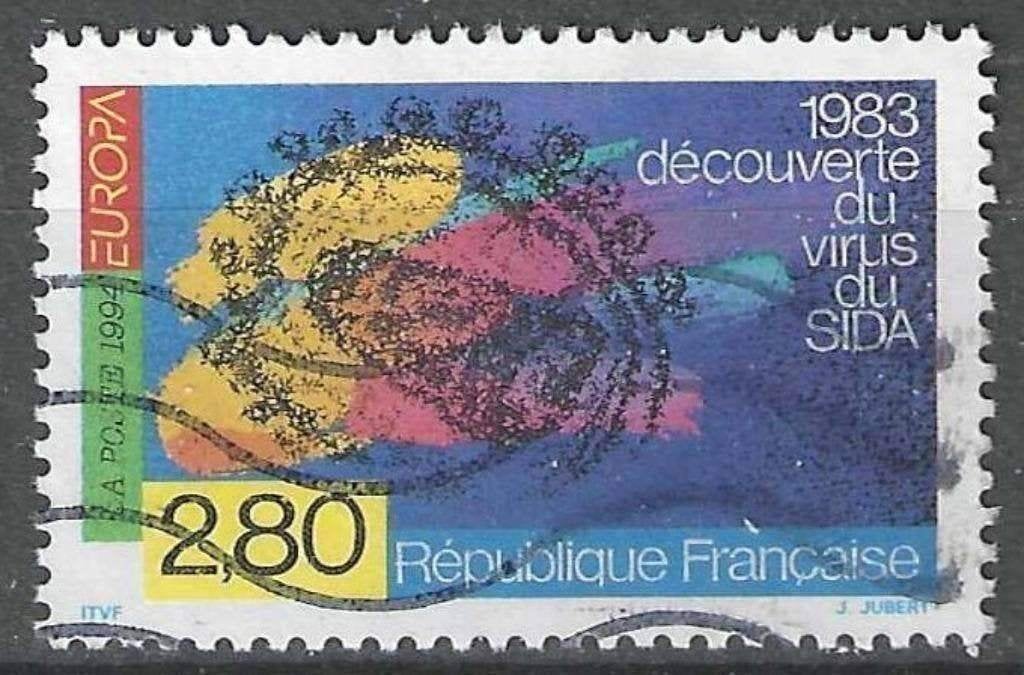 Frankrijk 1994 - Yvert 2878 - Europa - Ontdekkingen (ST), Verzenden, Gestempeld