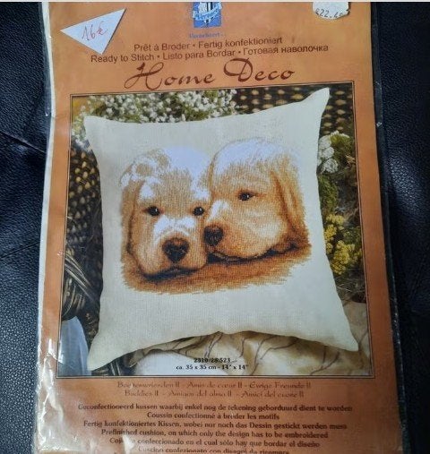 Forfait Vervaco - - Home Deco « Best Friends II », Enlèvement ou Envoi, Neuf, Broderies à la main, Set à broder