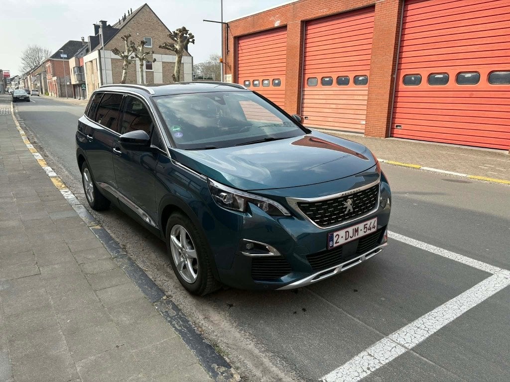 Peugeot 5008 Gt line, Auto's, Voorwielaandrijving, Monovolume, Overige kleuren, Leder en Stof