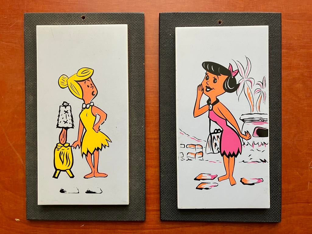 Tegel stripfiguren Flinstones, Ophalen