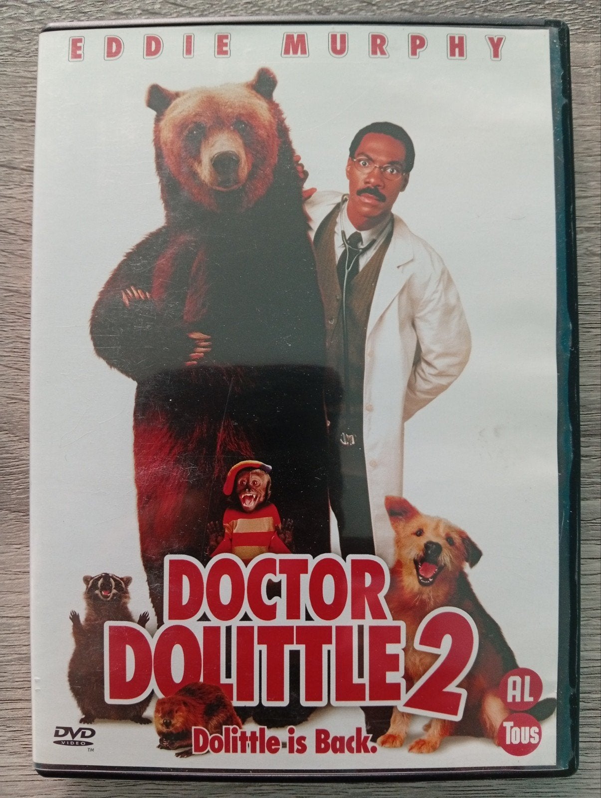 DVD de comédie Doctor Dolittle 2 Eddy Murphy, CD & DVD, DVD | Comédie, Comme neuf, Autres genres, Suppléments, Tous les âges, Anglais