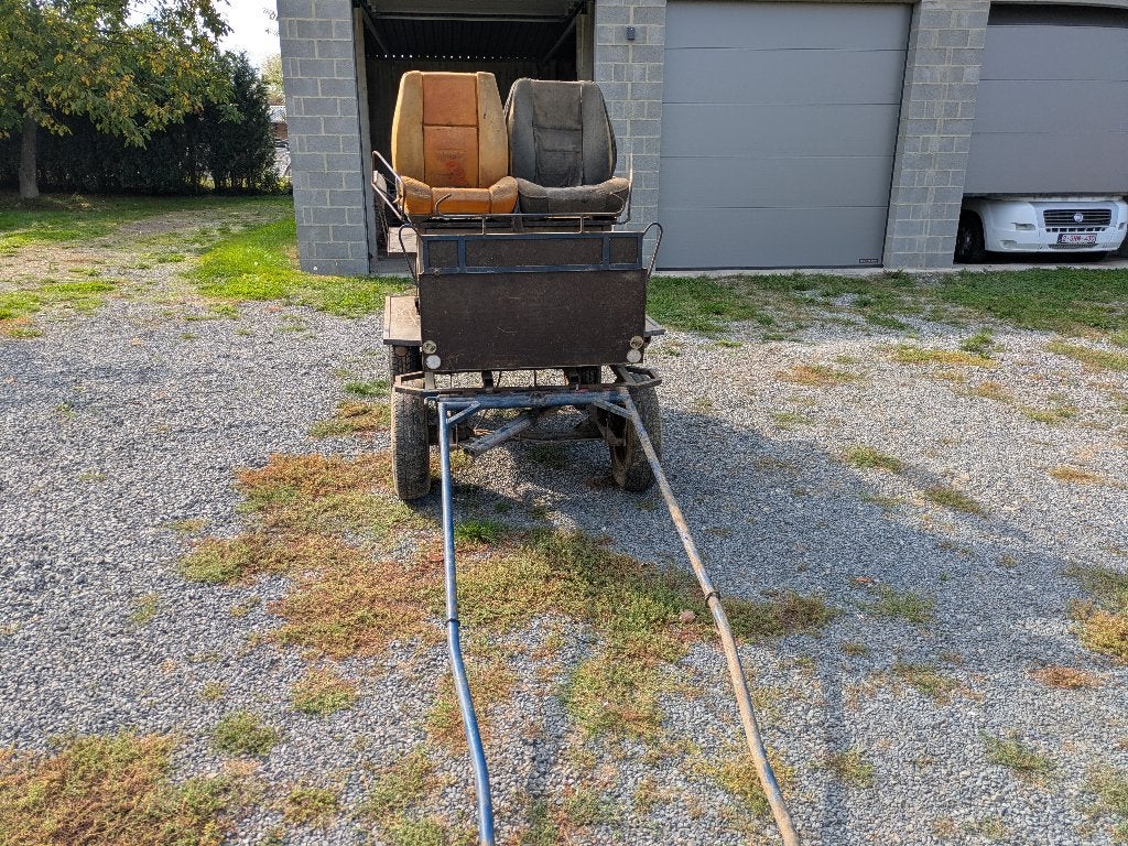 Koets/door paarden getrokken auto voor 1 paard, Dieren en Toebehoren, Gebruikt, Wagonette, Paard