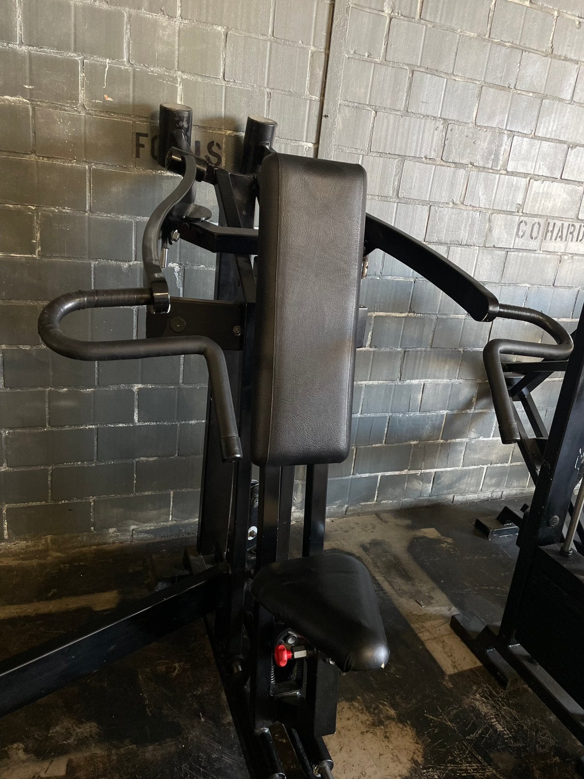 Panatta shoulder press oldschool met easy start, Sport en Fitness, Ophalen, Gebruikt, Borst