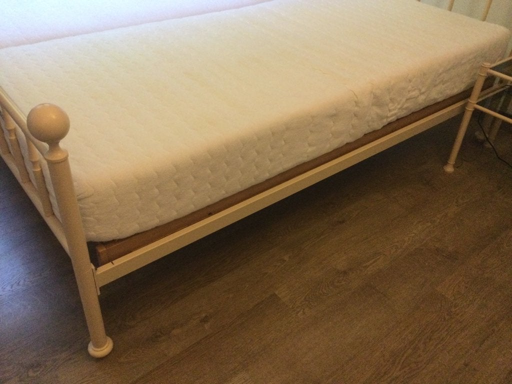 Tweepersoonsbed + 2 lattenbodems, Huis en Inrichting, Ophalen, Tweepersoons, 180 cm, 200 cm