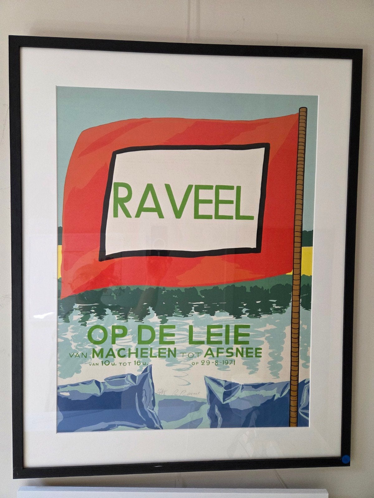 Roger Raveel, op de leie, Numéroté, Enlèvement ou Envoi