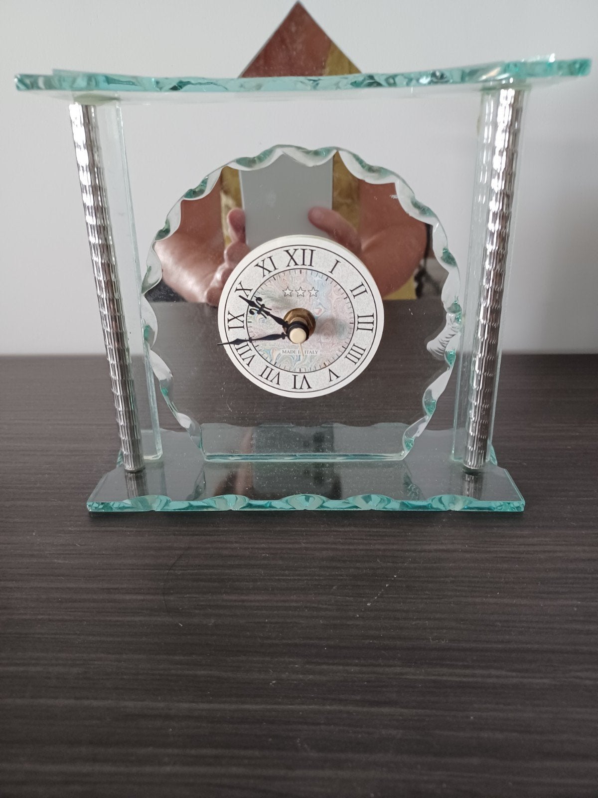 Horloge en verre, Antique, Enlèvement, Horloge de table, Autres marques