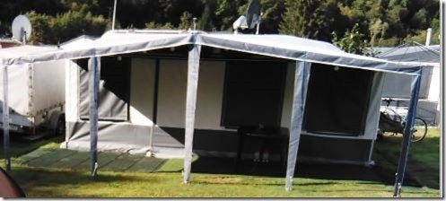 luifel, Caravanes & Camping, Enlèvement, Comme neuf