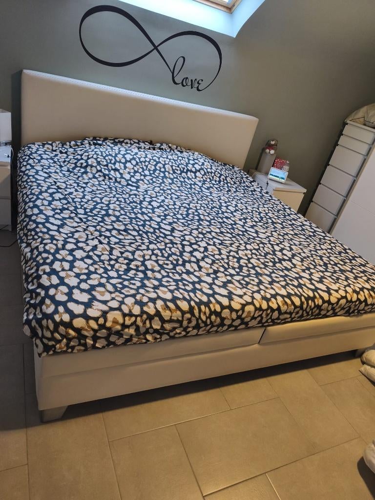 waterbed duo, Huis en Inrichting, Slaapkamer | Waterbedden, Zo goed als nieuw, Duo-systeem, Gestabiliseerd, Ophalen