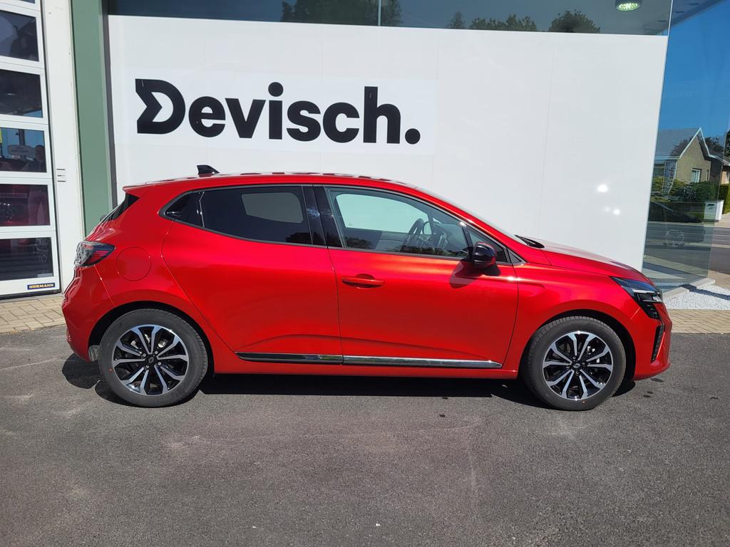 Renault Clio TECHNO E-TECH FULL HYBRIDE 145 (automatique), Autos, Renault, Rouge, 145 ch, Achat, 96 g/km