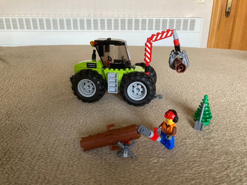 Lego Bostractor, 5-12 jaar compleet + boekje + doos, Inclusief instructies, City, Lego, Ophalen of Verzenden