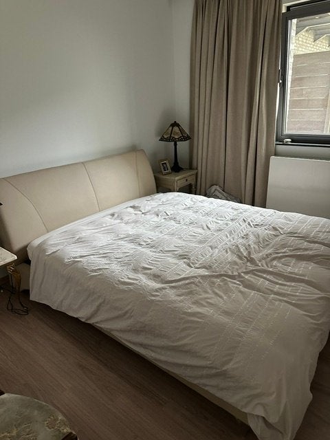 Bed , matras en lattenbodem, Huis en Inrichting, Ophalen, Gebruikt, Bedbodem