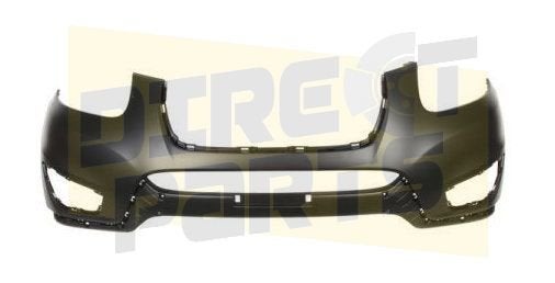 Hyundai Santa Fe (3/10-9/12) voorbumper (bij koplampsproeier, -, -, Nieuw, Bumper