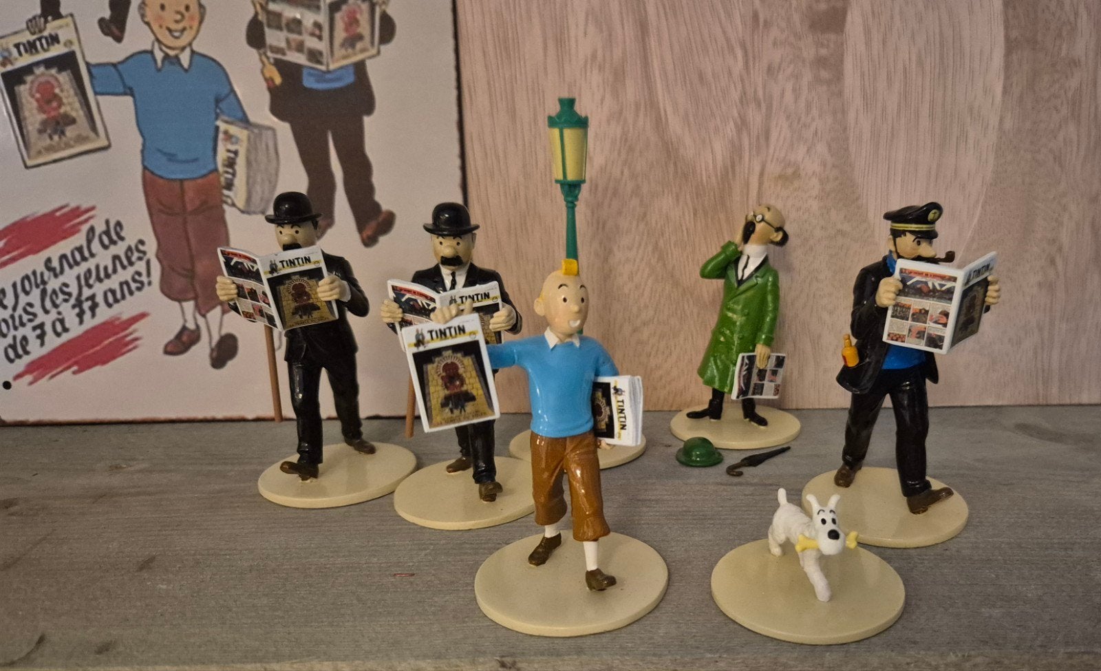 Série Tintin Lisez Pixie complète de Leblon Fariboles Emmet, Collections, Enlèvement ou Envoi, Tintin, Comme neuf, Statue ou Figurine