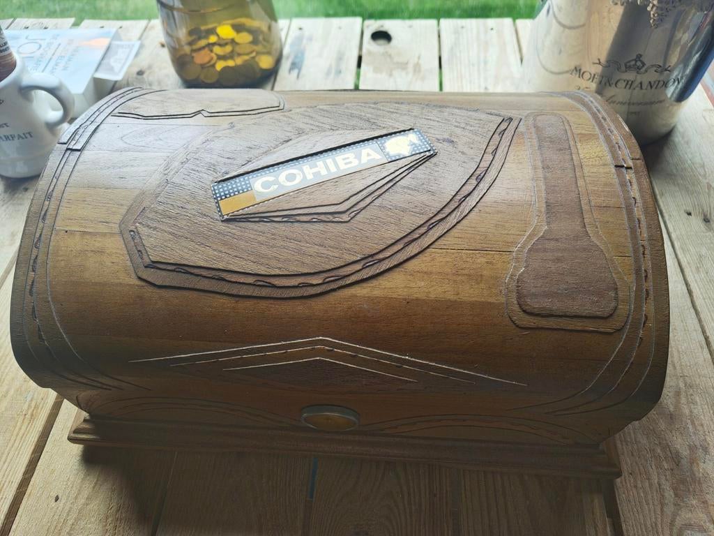Antieke Cubaanse humidor, Ophalen of Verzenden, Gebruikt, Overige typen