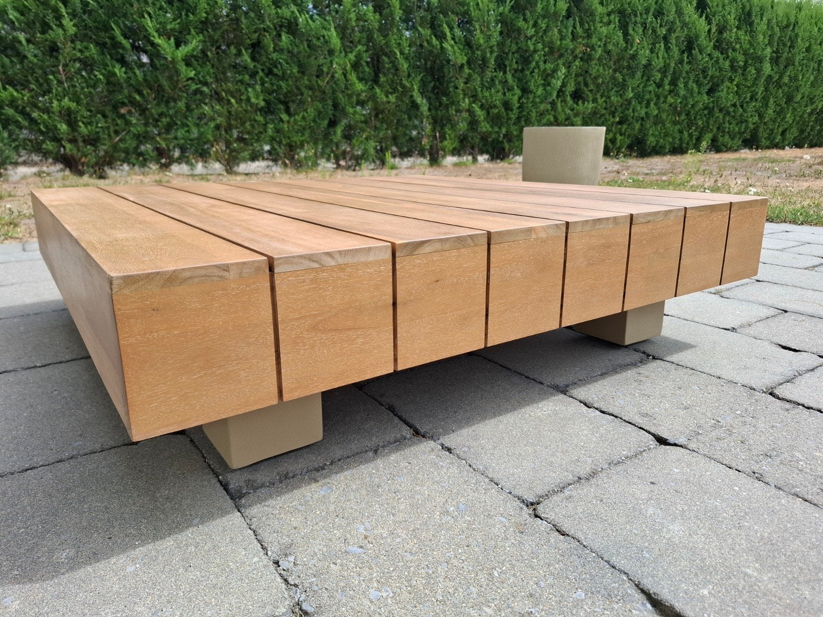 salontafel tuin, Jardin & Terrasse, Tables de jardin, Enlèvement, Neuf, Carré, Bois
