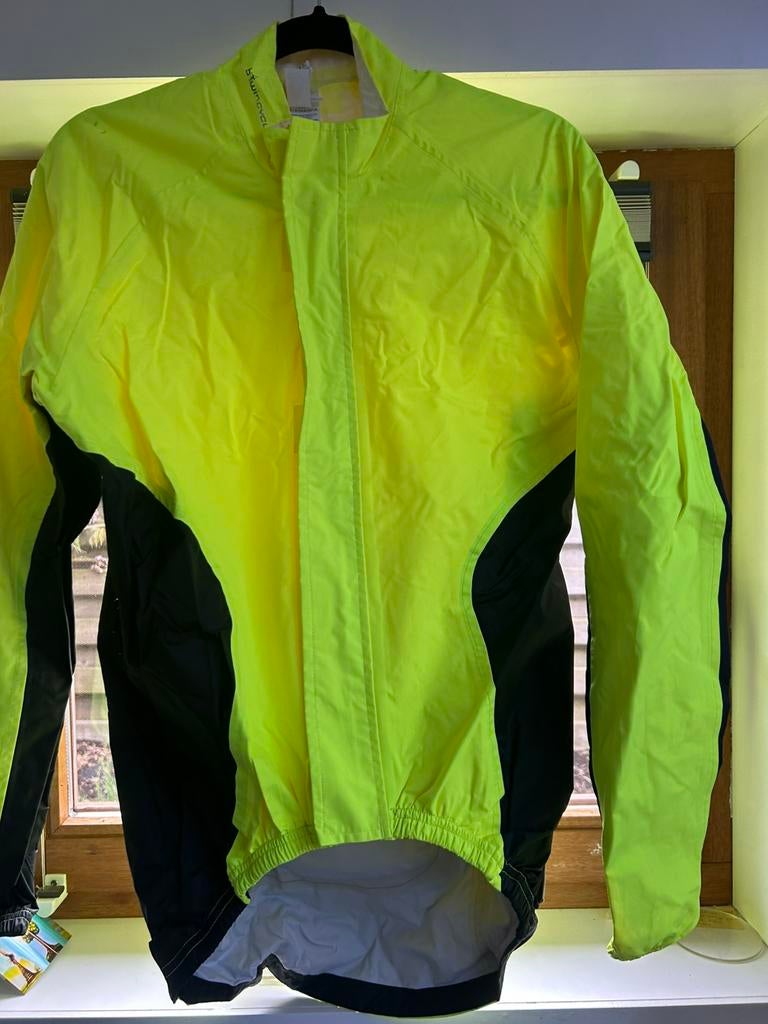 Fluogele fietsregenjas, maat M, Ophalen, M, Zo goed als nieuw, Dames