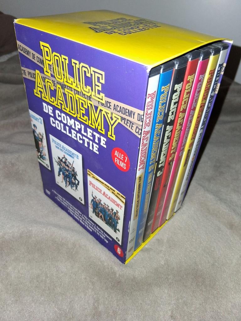 Police Academy, de complete collectie in 1 dvd-box, Cd's en Dvd's, Actiekomedie, Boxset, Ophalen of Verzenden, Zo goed als nieuw