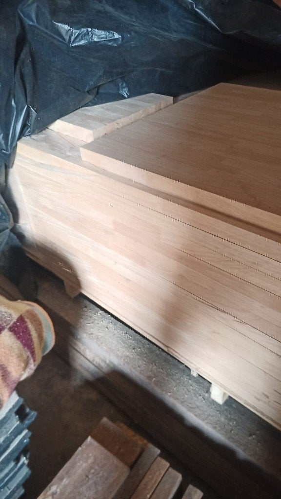 Rubberwood geschuurde panelen, Enlèvement, Neuf, Bois