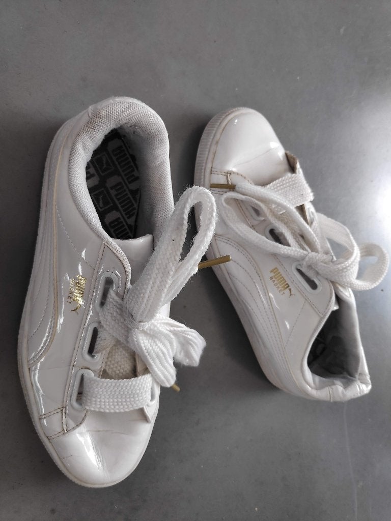 puma sneakers maat 39, Kleding | Dames, Puma, Wit, Ophalen of Verzenden, Zo goed als nieuw