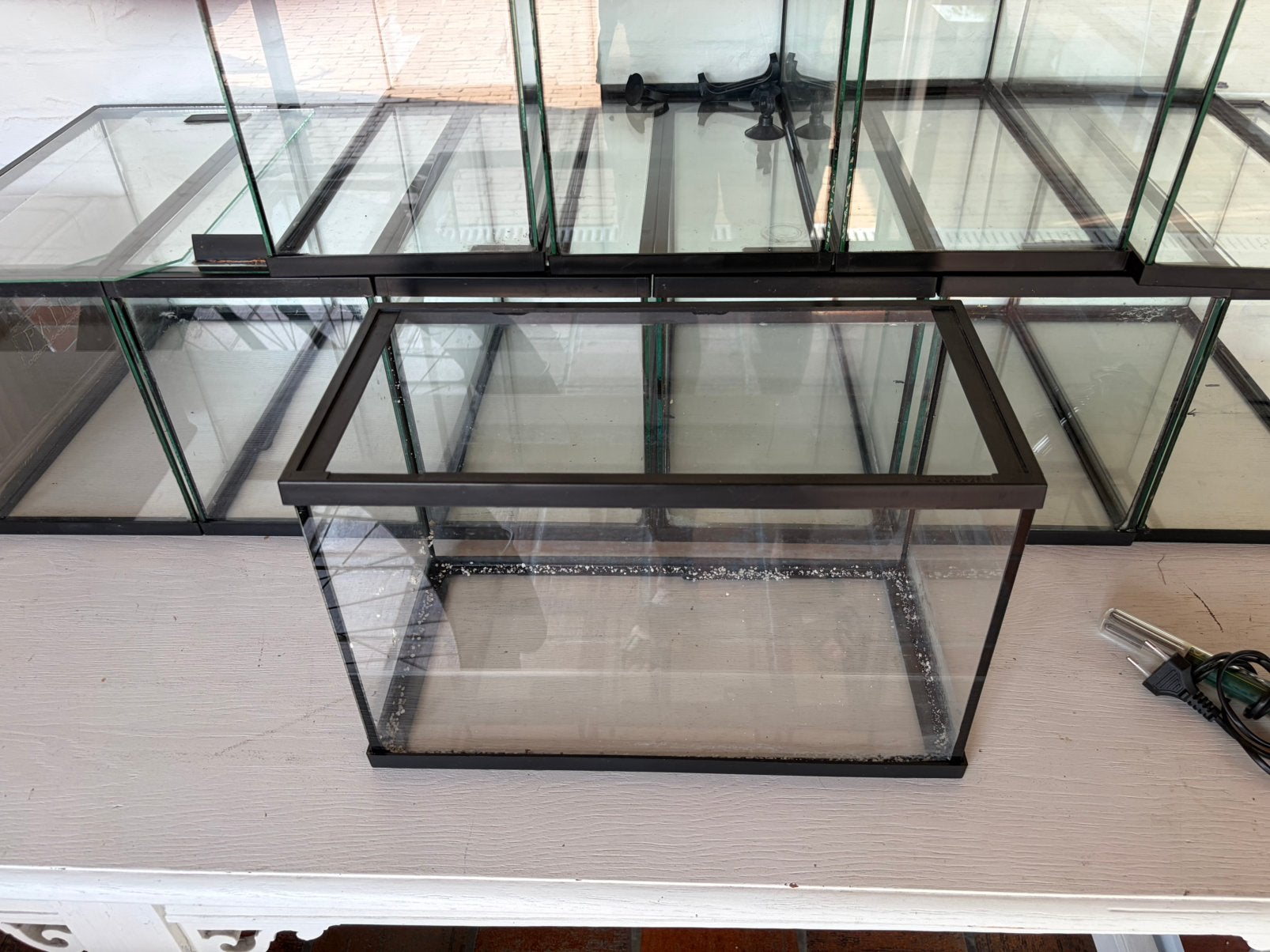 Kweekbakjes met verwarming, Dieren en Toebehoren, Ophalen, Verwarming, Gebruikt, Leeg aquarium