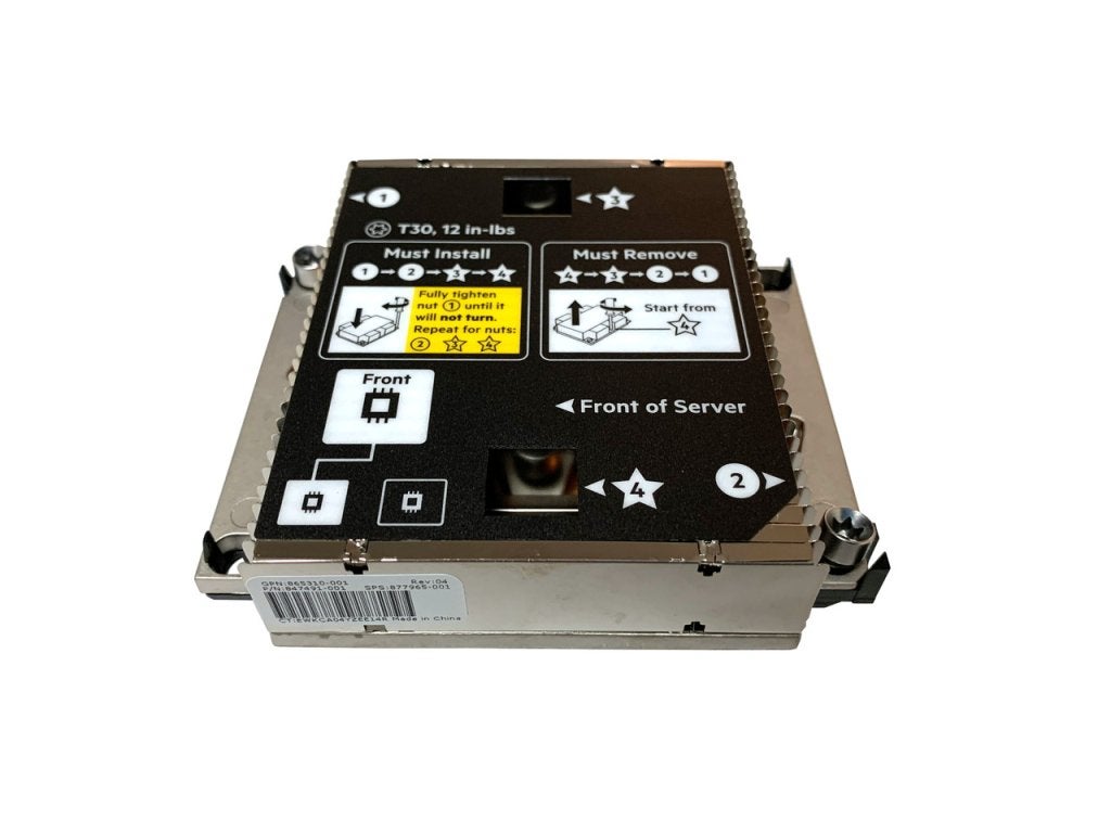 HPE BL460c Gen10 CPU1 Front Heatsink 847491-001, Computers en Software, Servers
