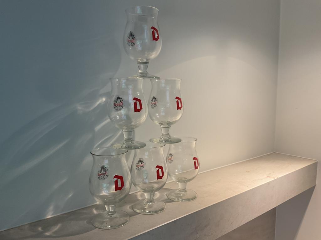 Kleine Duvel glazen, Ophalen, Zo goed als nieuw