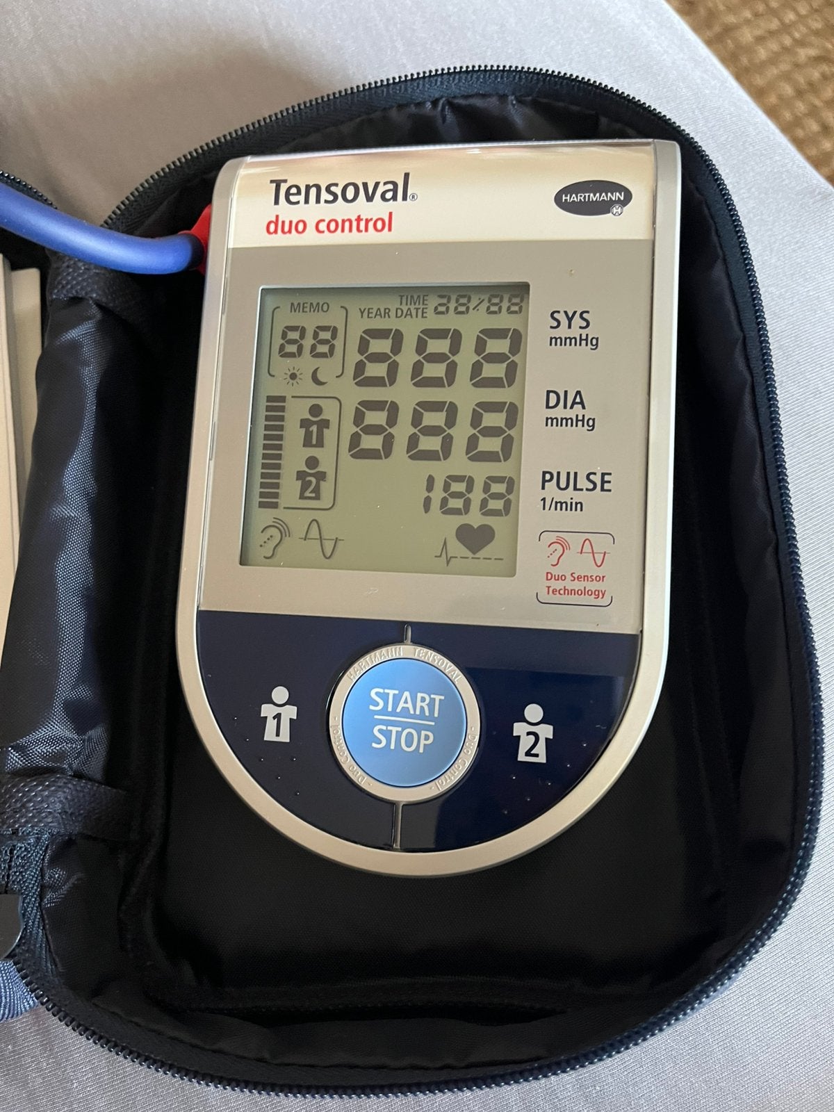 Tensoval duo control, Ophalen, Gebruikt