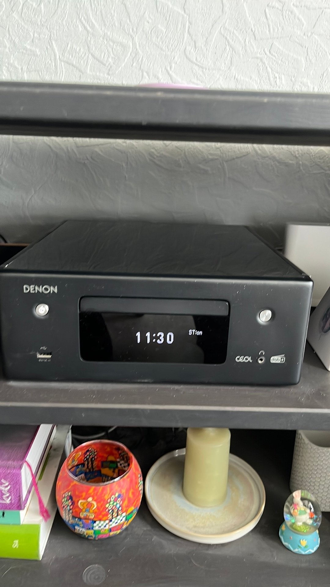 Reciever Denon Ceol N12 Grijs, Audio, Tv en Foto, Tuners, Ophalen, Zo goed als nieuw
