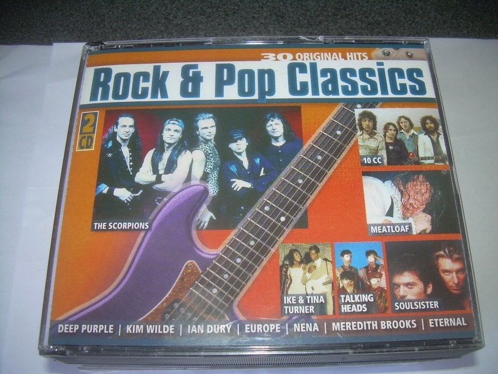 2 CD BOX - ROCK POP CLASSICS, Cd's en Dvd's, Ophalen of Verzenden, Zo goed als nieuw, Pop, Boxset