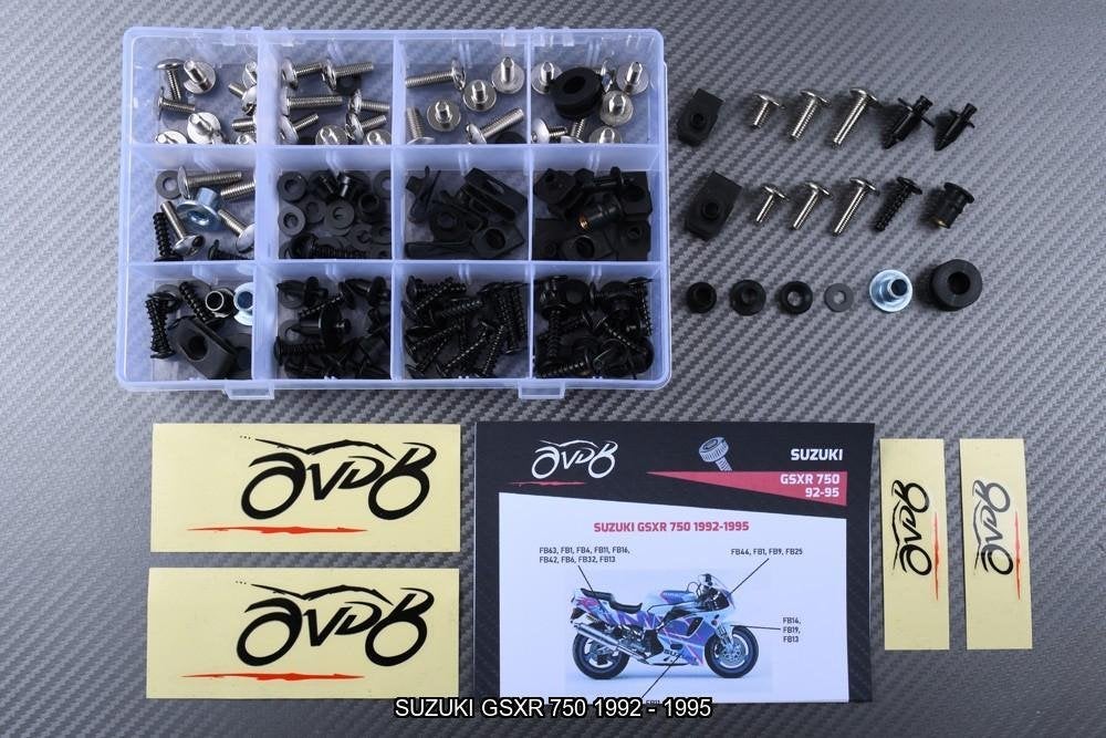 Kuip bouten set voor SUZUKI GSXR 750 1100 1989 1998, Motoren, Ophalen of Verzenden, Nieuw