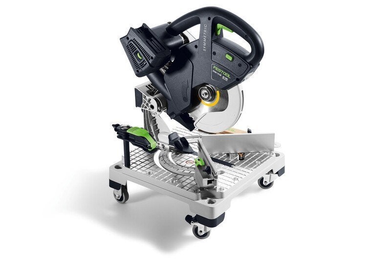 FESTOOL Accu-plintenzaag SYMMETRIC SYMC 70 EB-Basic, Ophalen, Nieuw, Afkortzaag