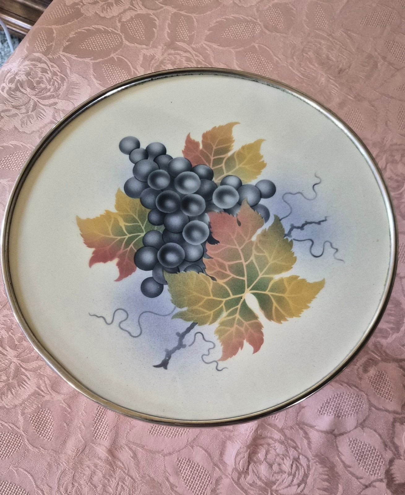Assiette à gâteau en céramique Art-Déco, Enlèvement ou Envoi