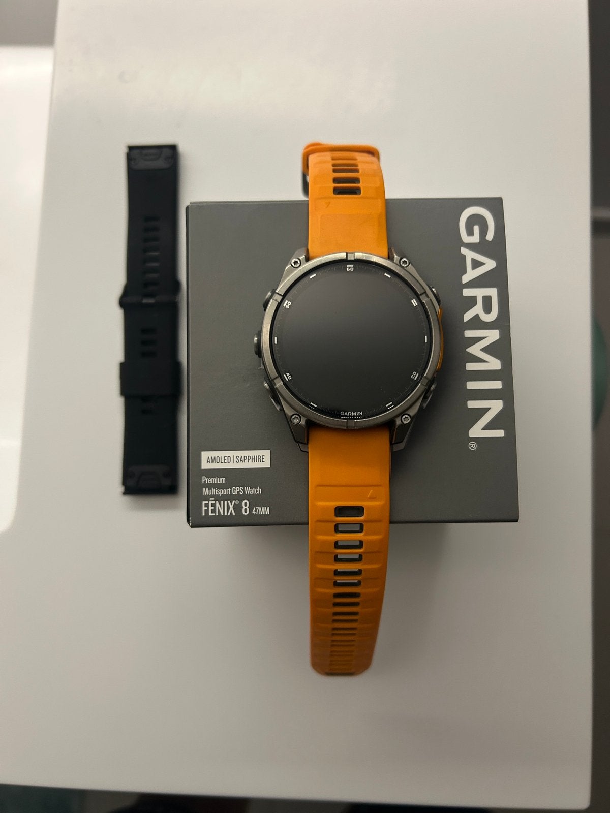 Garmin fenix 8 sapphire 47mm, Bijoux, Sacs & Beauté, Enlèvement ou Envoi, Comme neuf