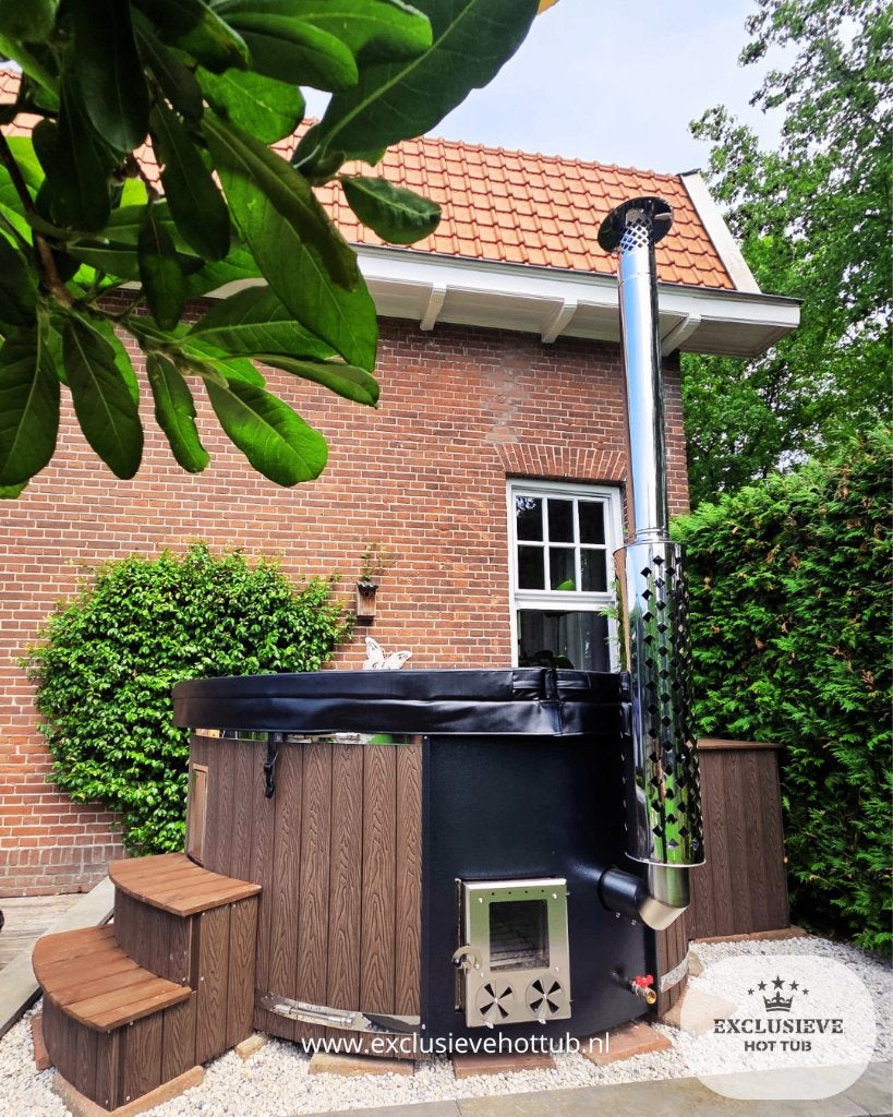 Hottub houtgestookt|Elektrisch of Hybride|Met warmtepomp, Tuin en Terras, Ophalen of Verzenden, Nieuw, Filter
