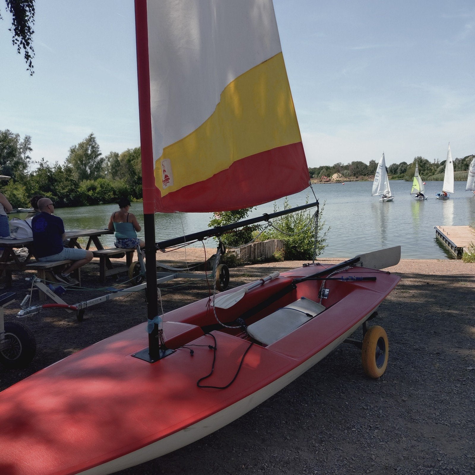 open zeilboot Topper, Watersport en Boten, Ophalen, Gebruikt, 3 tot 6 meter