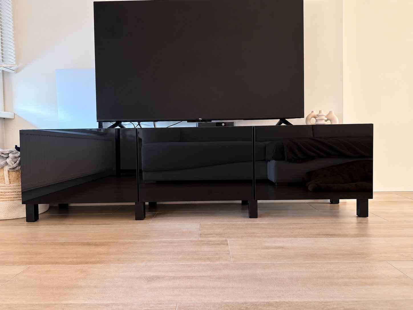 Tv kast Ikea - besta, Huis en Inrichting, Kasten |Televisiemeubels, Ophalen, Zo goed als nieuw