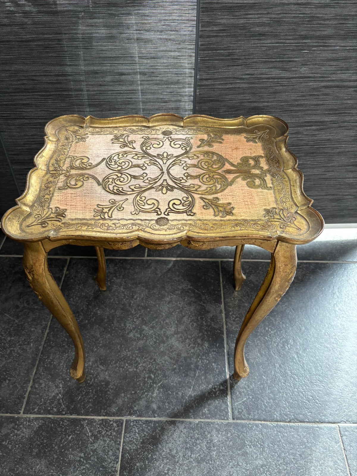 Vintage Italiaans Florentijns bijzettafeltje, Antiek en Kunst, Ophalen