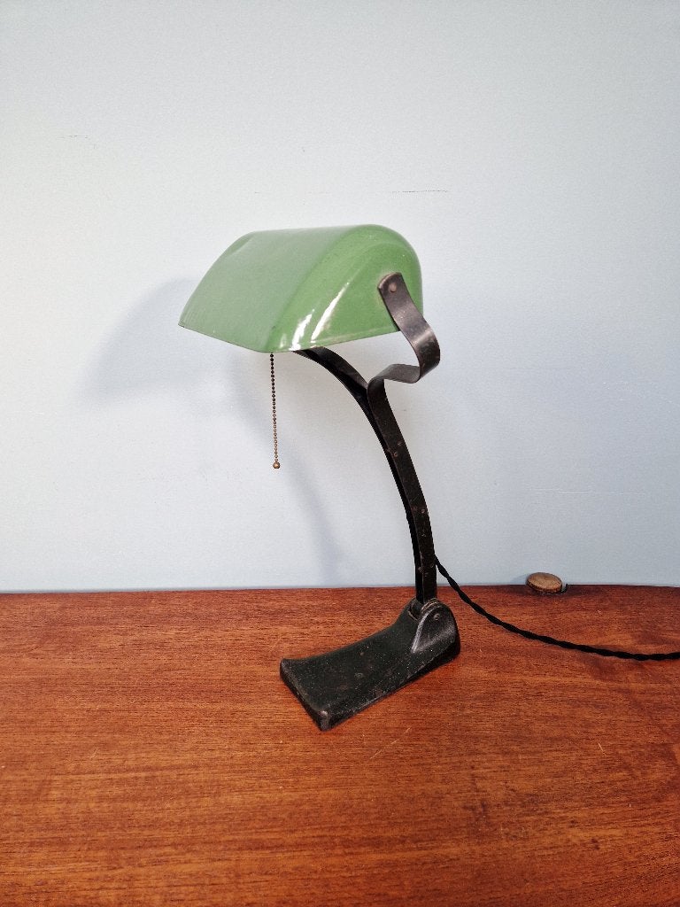 Lampe de Banquier, Schaco, Allemagne, 1920-30, Enlèvement ou Envoi