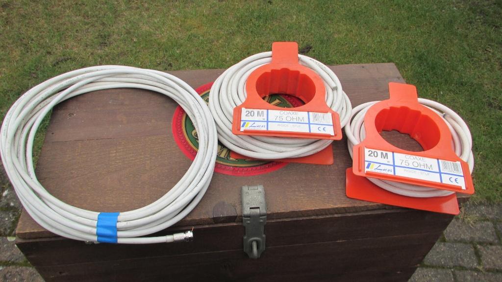 Coax kabel, Audio, Tv en Foto, Audiokabels en Televisiekabels, Ophalen of Verzenden, Nieuw, 10 meter of meer, Coaxiale kabel