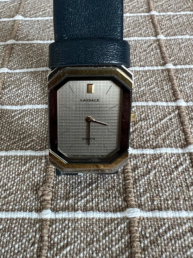 Seiko Lassale Extra Flat, Handtassen en Accessoires, Seiko, Staal, Polshorloge, Ophalen of Verzenden