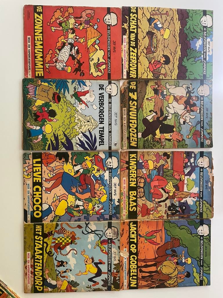 Jommeke strips, Boeken, Stripverhalen, Meerdere stripboeken, Ophalen, Gelezen