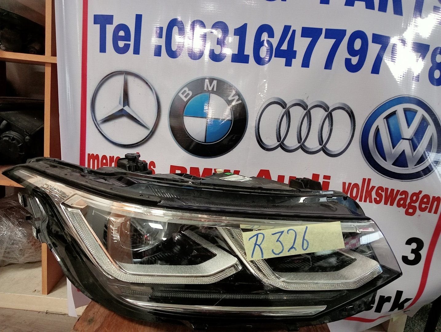 Koplamp Volkswagen Tiguan 5NN 2022-2023 Full Led 5NN941082D, Volkswagen, -, Utilisé, -