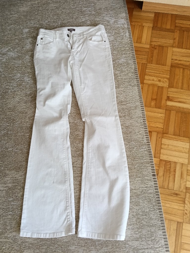 Grain de Malice, witte jeans, nooit gedragen maat 38, Kleding | Dames, Wit, Zo goed als nieuw, Lang, Grain de Malice