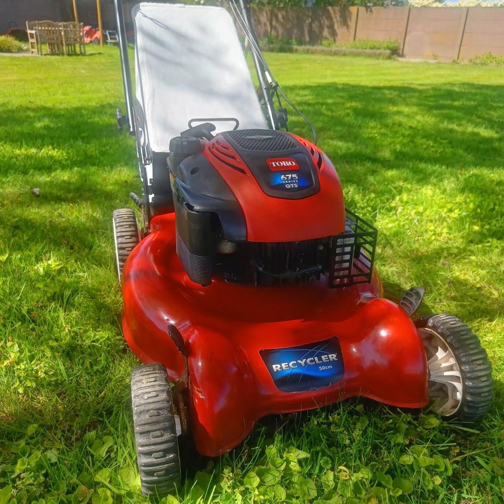 Grasmaaier Toro TERUG TE KOOP!!!!!, Tuin en Terras, Grasmaaiers, Zo goed als nieuw, Benzine-grasmaaier, 50 cm of meer, Cirkelmaaier