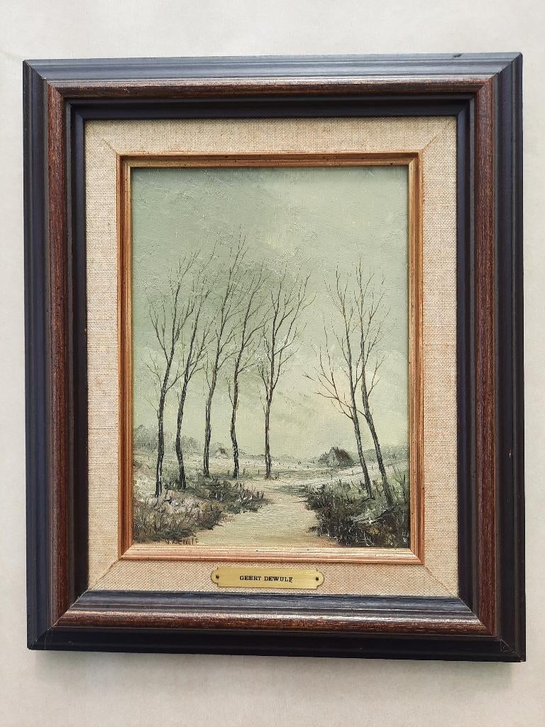 Schilderij van Geert Dewulf, Antiek en Kunst, Kunst | Schilderijen | Klassiek, Ophalen