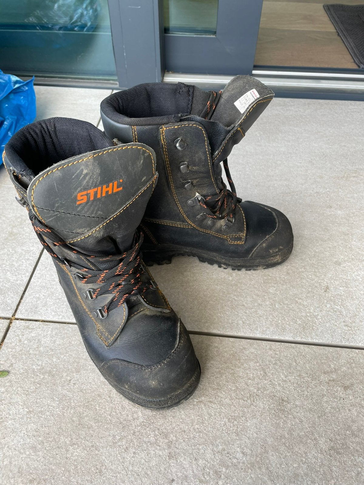 Stihl dames veiligheidsschoenen, Doe-het-zelf en Bouw, Ophalen, Gebruikt