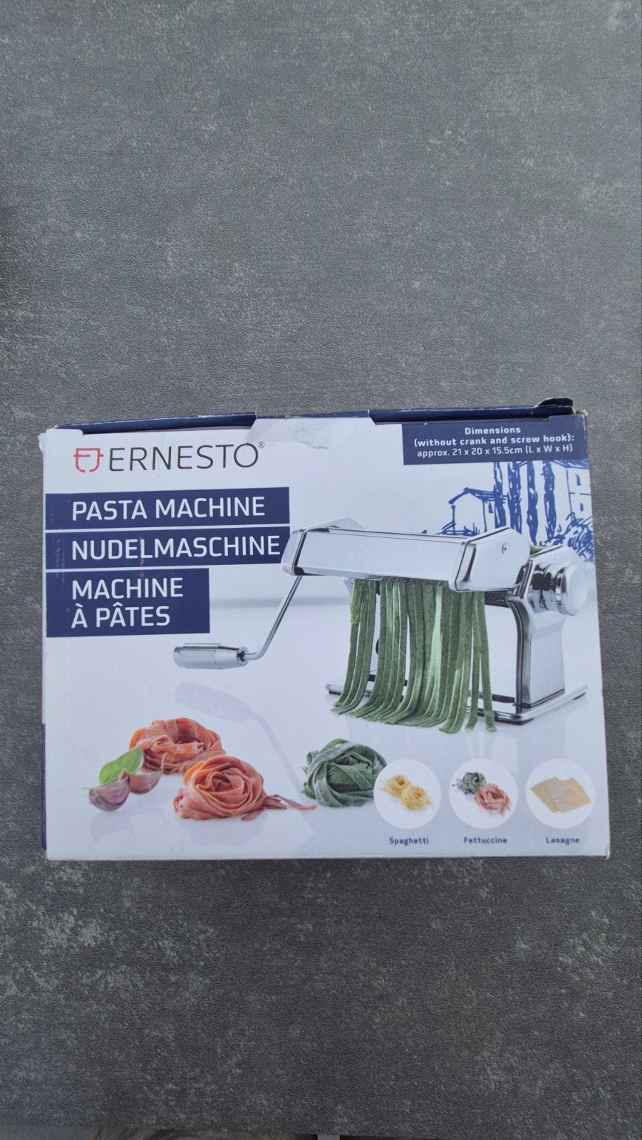 Nieuwe pastamachine, Huis en Inrichting, Ophalen, Ernesto, Nieuw, Metaal