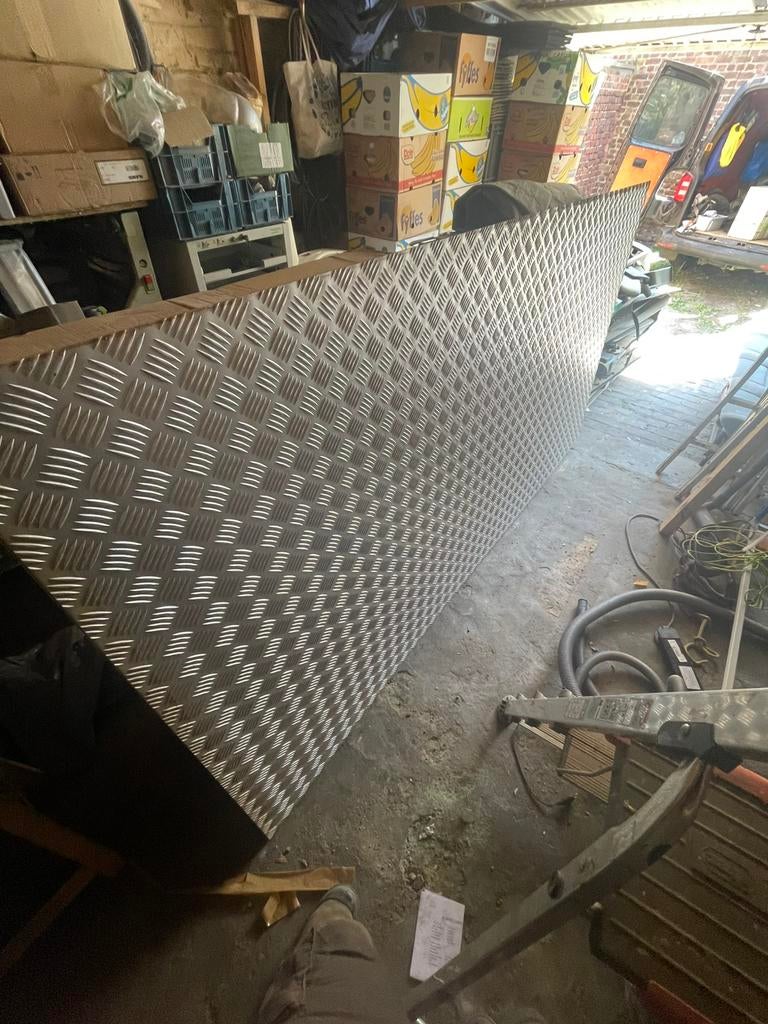 Panneau aluminium anti derapant, Enlèvement, Neuf, Aluminium