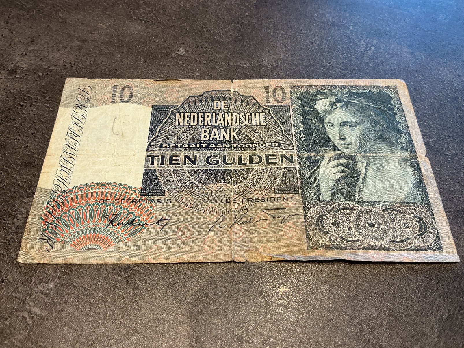 Nederland 10 gulden 1941, Ophalen of Verzenden, 10 gulden