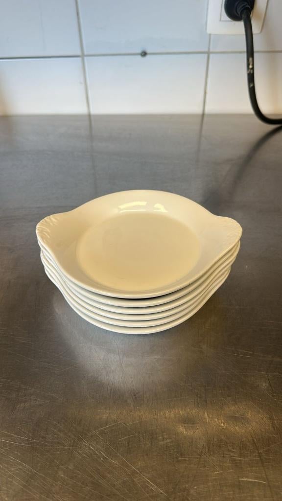 6 dessertbordjes, Huis en Inrichting, Keuken | Servies, Ophalen of Verzenden, Gebruikt, Porselein, Bord(en)